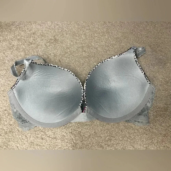 Maidenform Cheetah Print Bra Size 34 D Gray - Picture 4 of 5